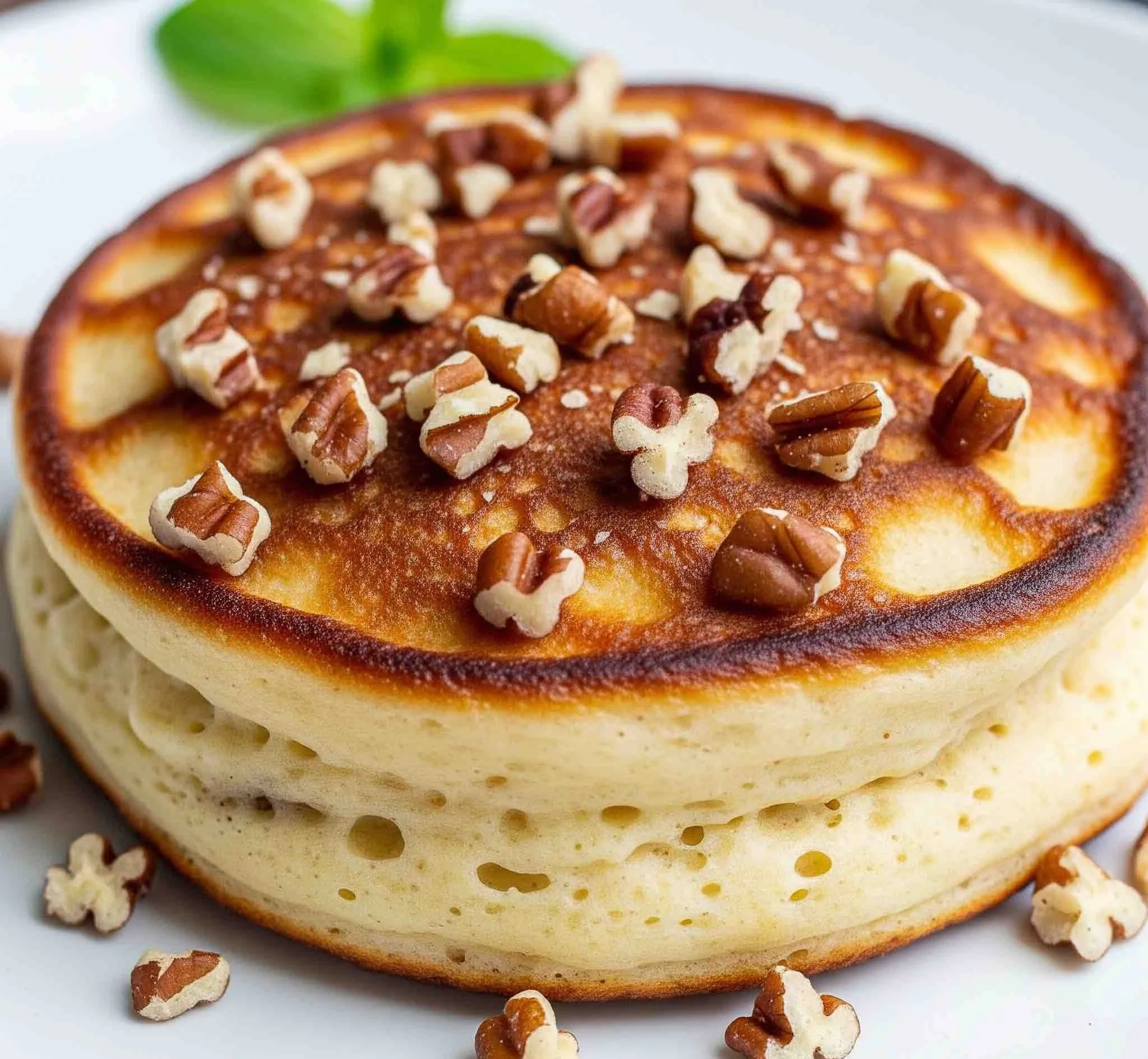 Delicious Keto Crunchy Pecan Pancakes