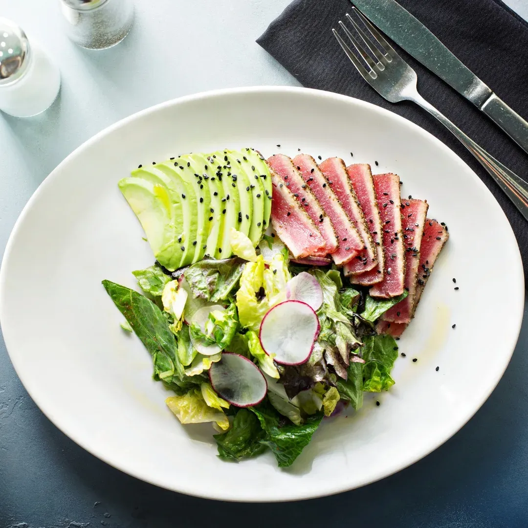 Keto Canned Tuna or Salmon with Avocado