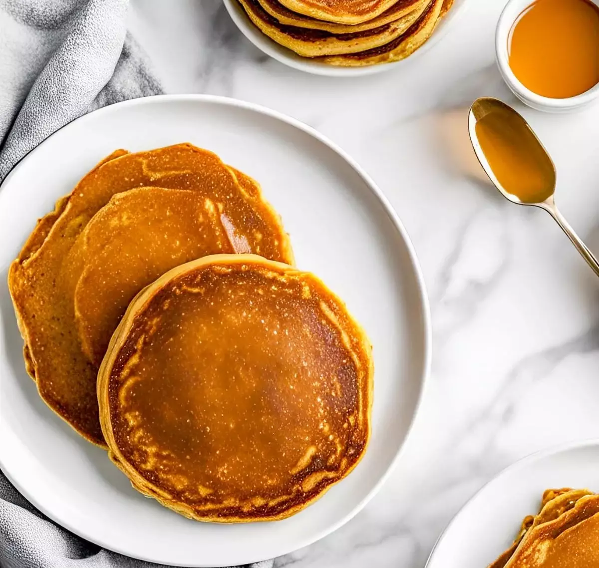 Keto Coconut Flour Pumpkin Pancakes