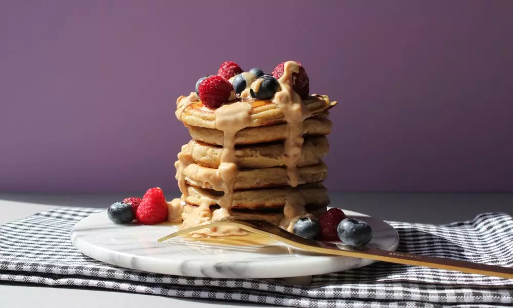 Keto Peanut Butter Protein Pancakes