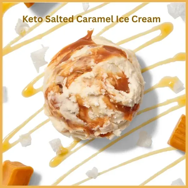 Keto Salted Caramel Ice Cream