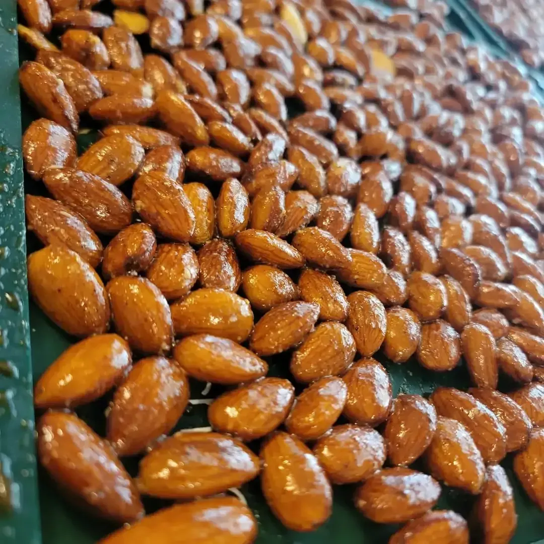 Keto Spicy Roasted Almonds