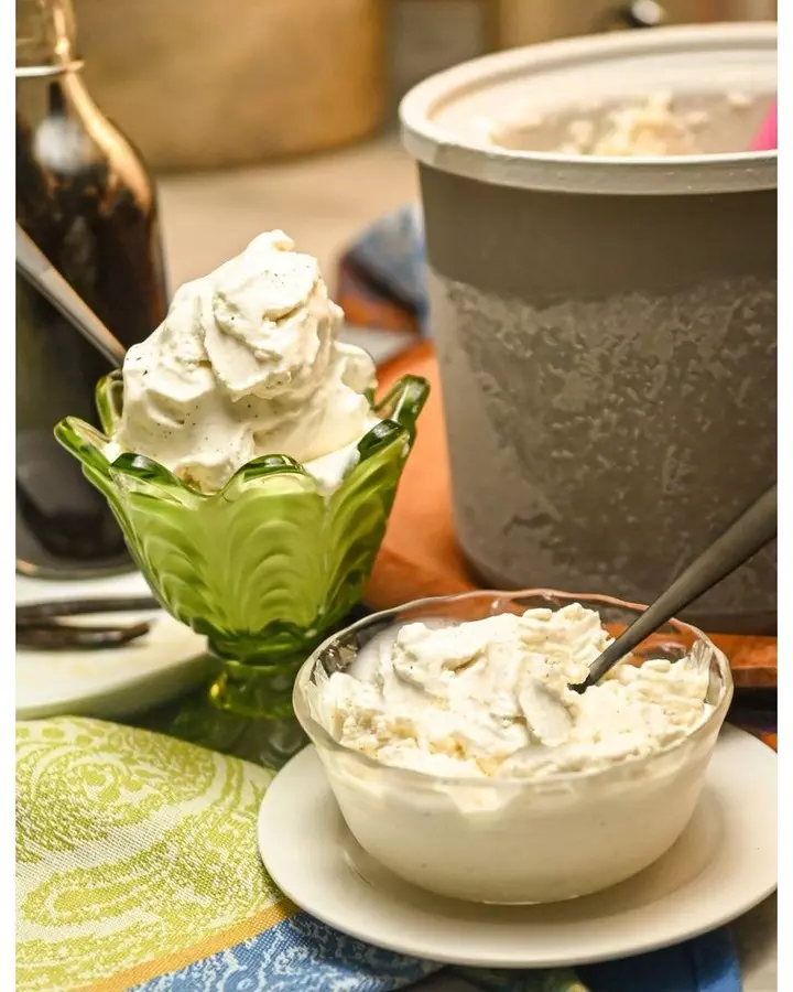 Keto Vanilla Bean Ice cream