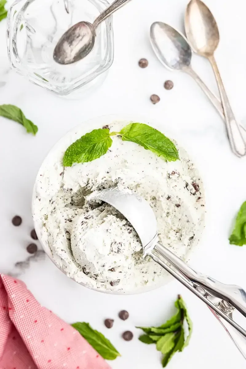 Mint Chip Keto Ice Cream