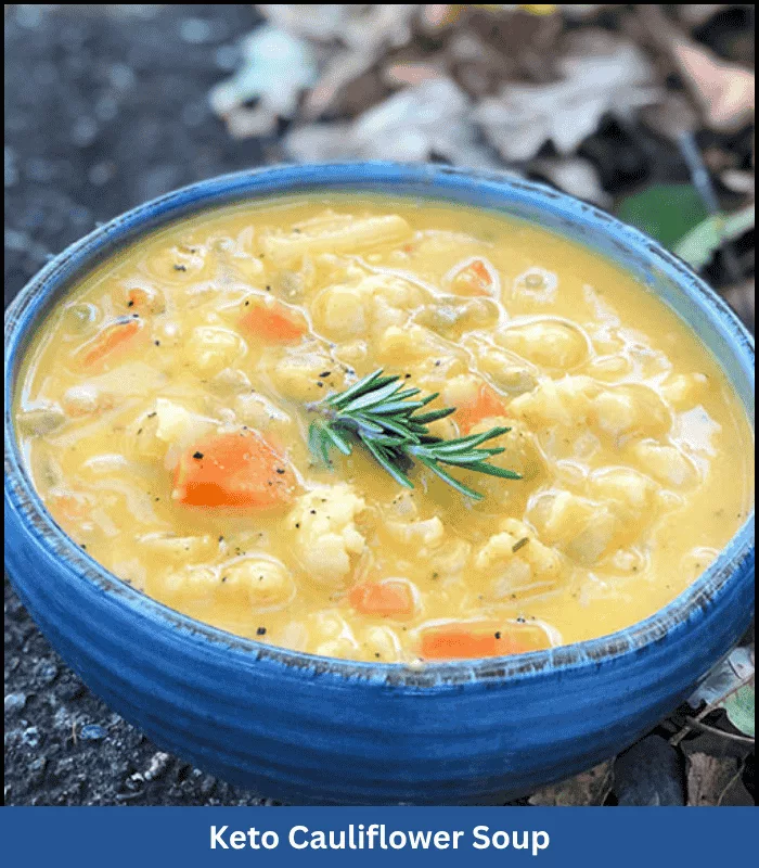 Keto Cauliflower Soup