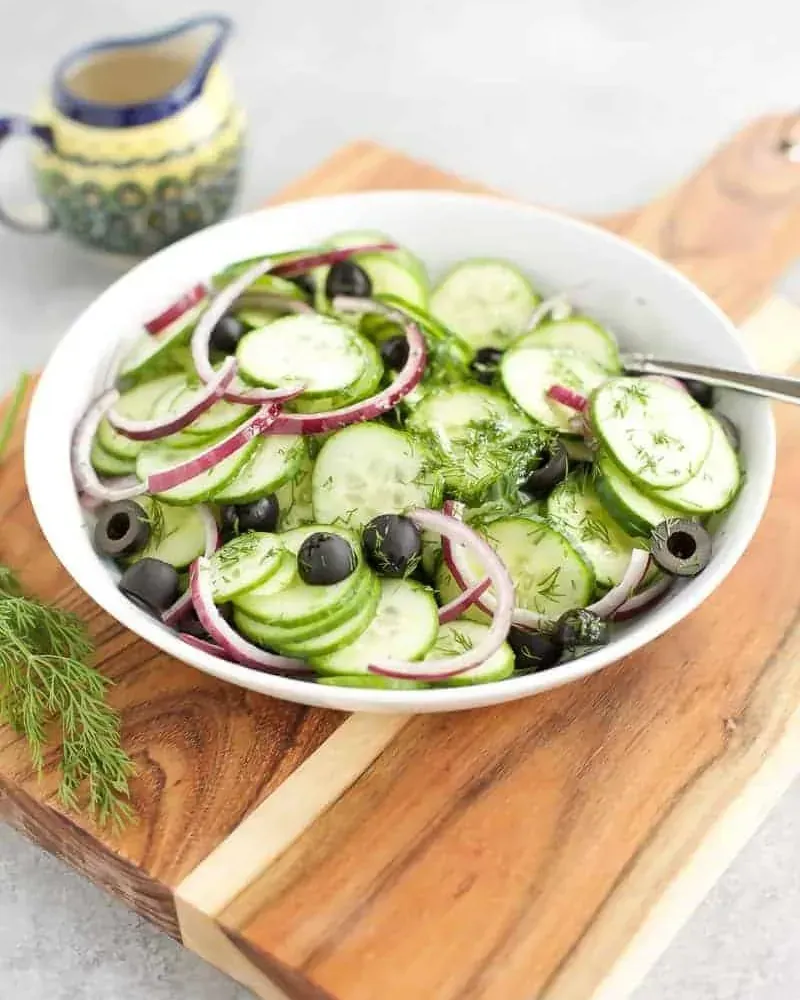 Keto Cucumber Salad