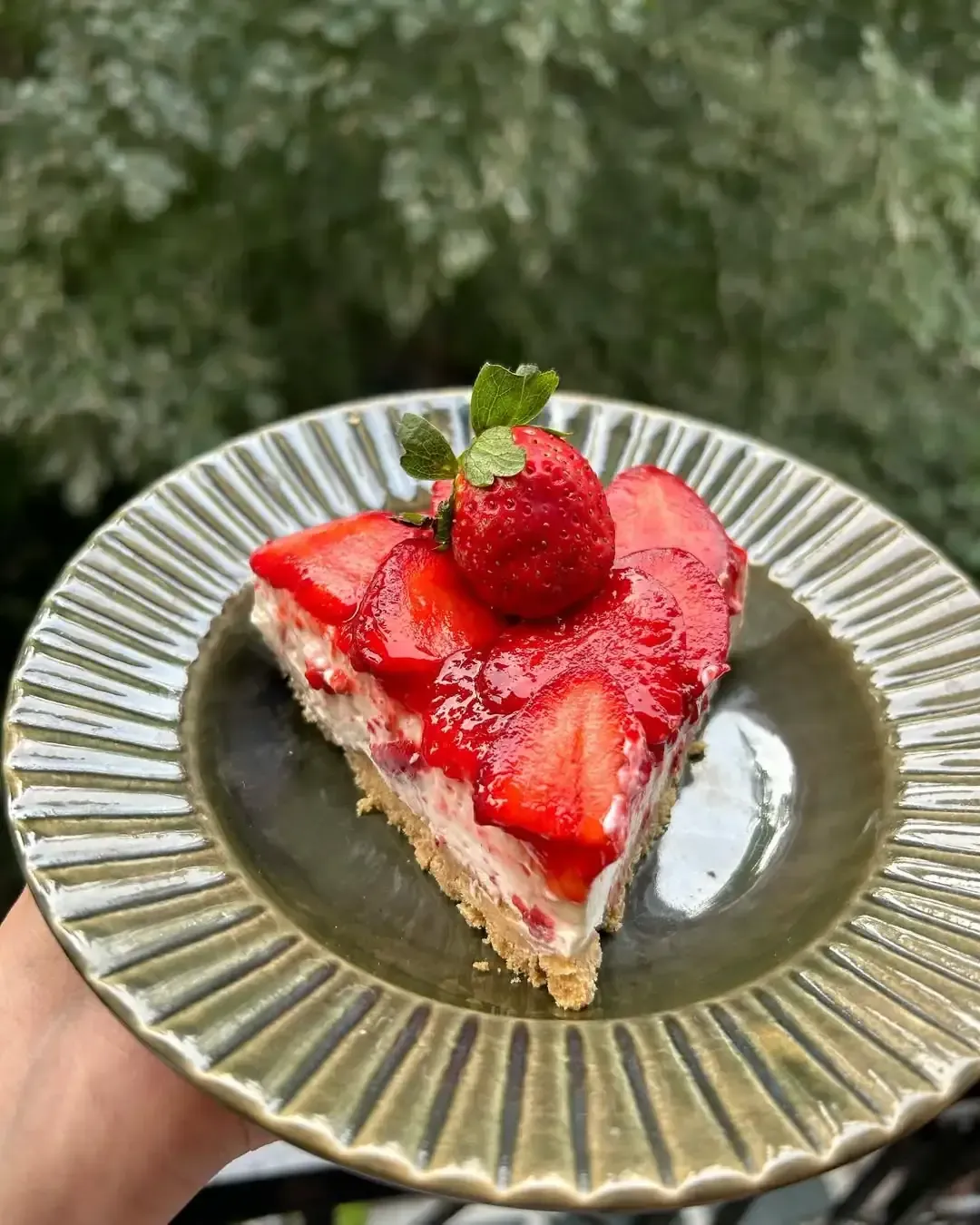 Keto Strawberry Cheesecake