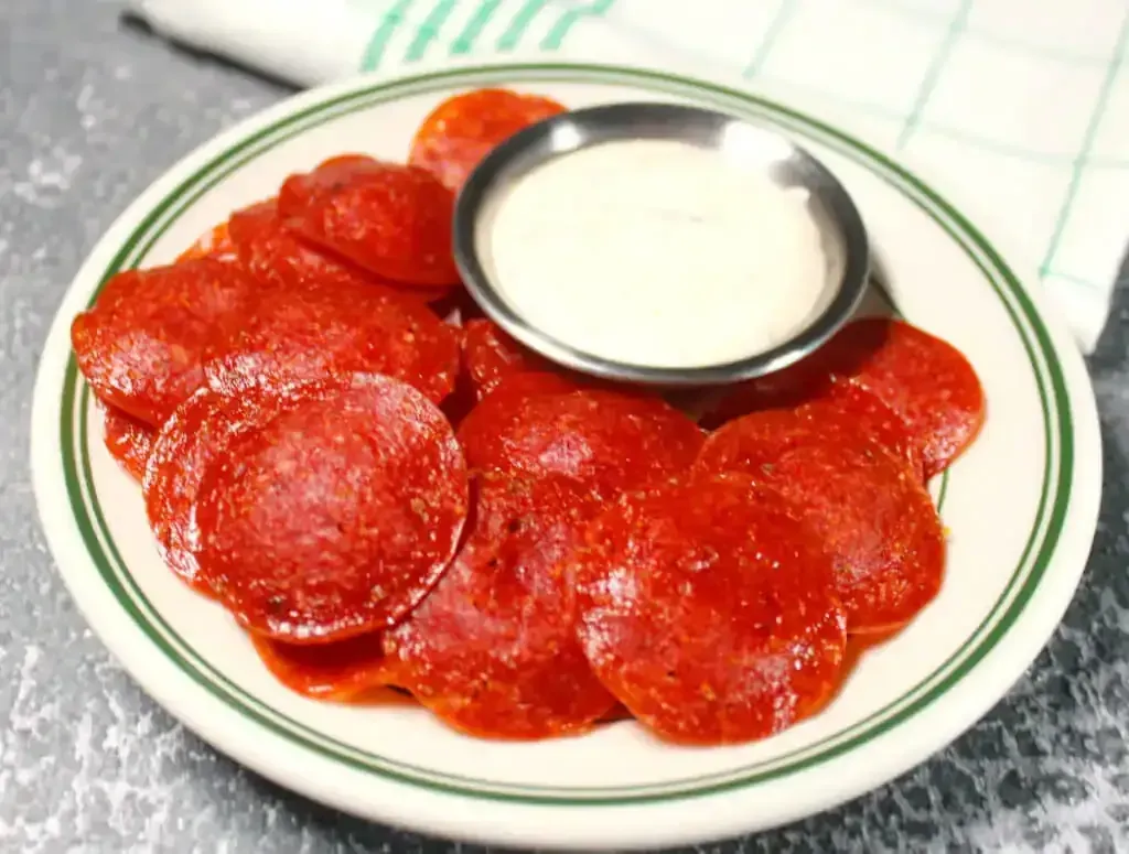 Keto Pepperoni Chips