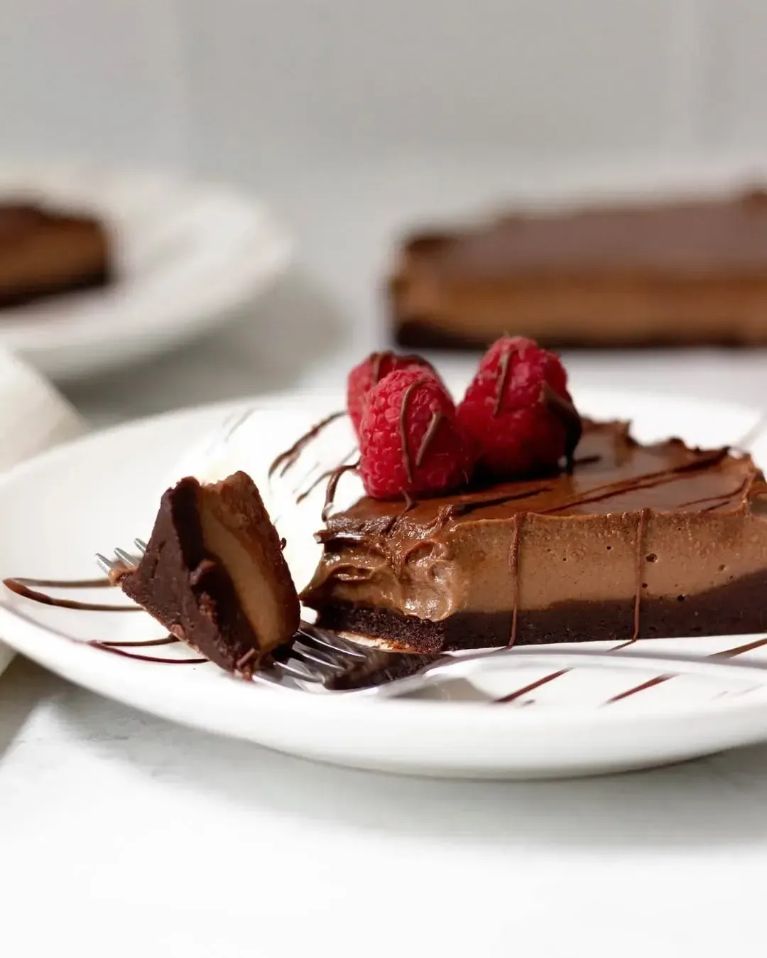 Keto Chocolate Cheesecake