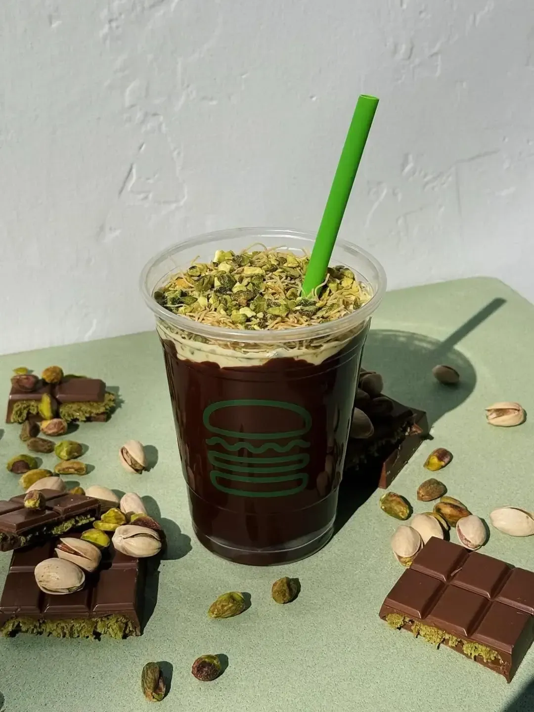 Keto Chocolate Pistachio Shake