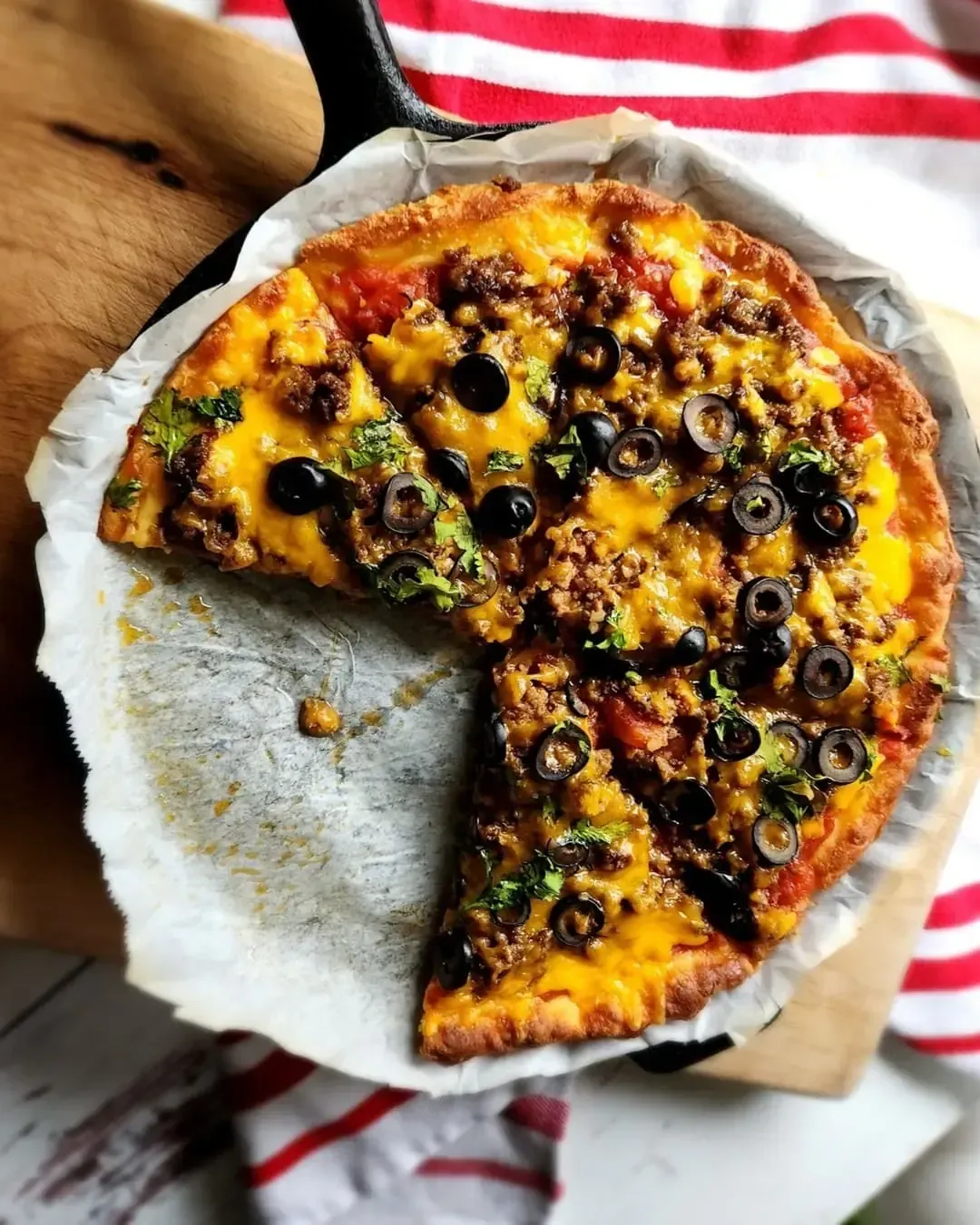 Keto Taco Pizza